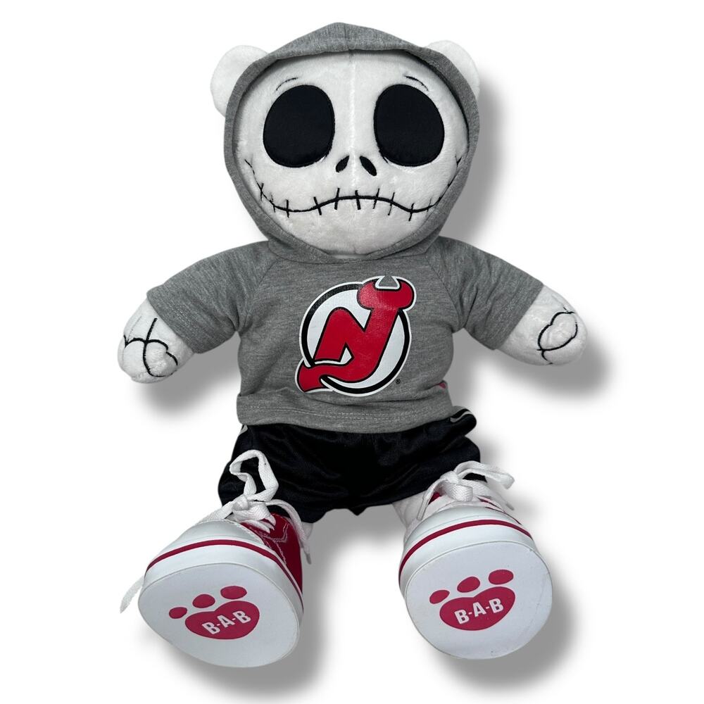 Build‎ A Bear Disney Nightmare Before Christmas Jack Skellington Plush NJ Devils